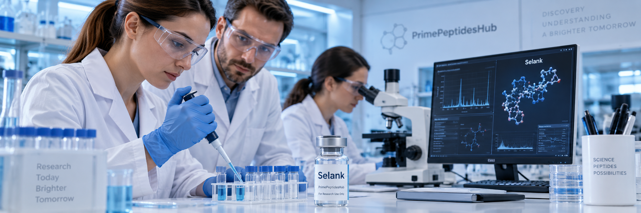 Selank peptide research overview and molecular signaling context