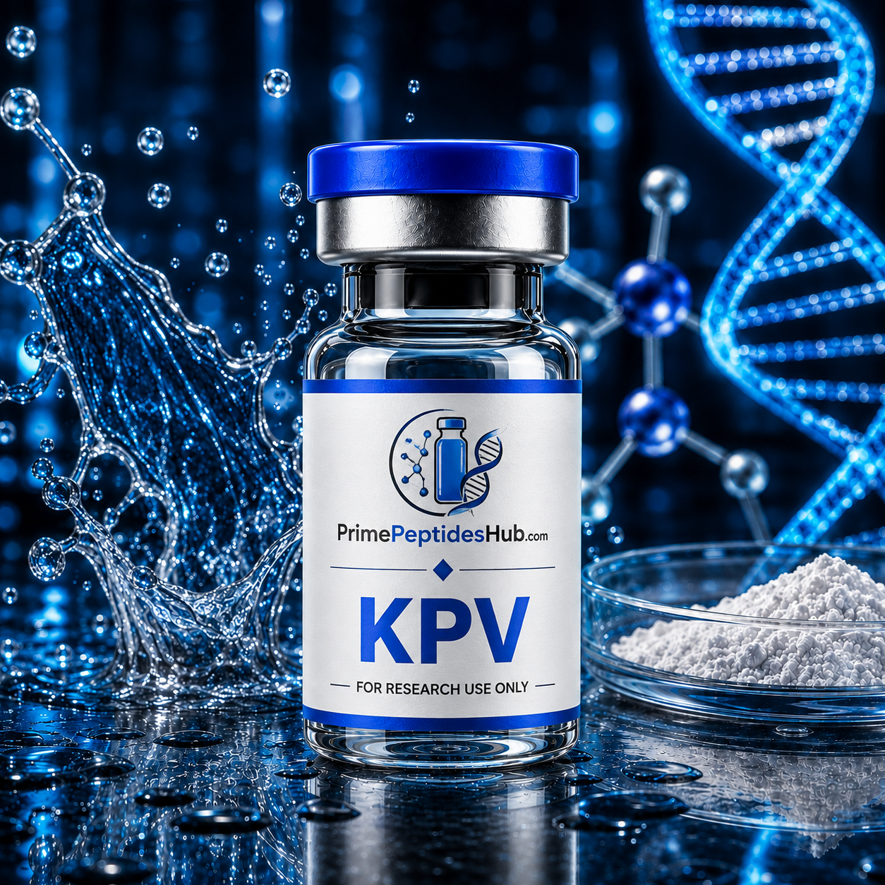 KPV 5 mg research peptide sealed vial from PrimePeptidesHub
