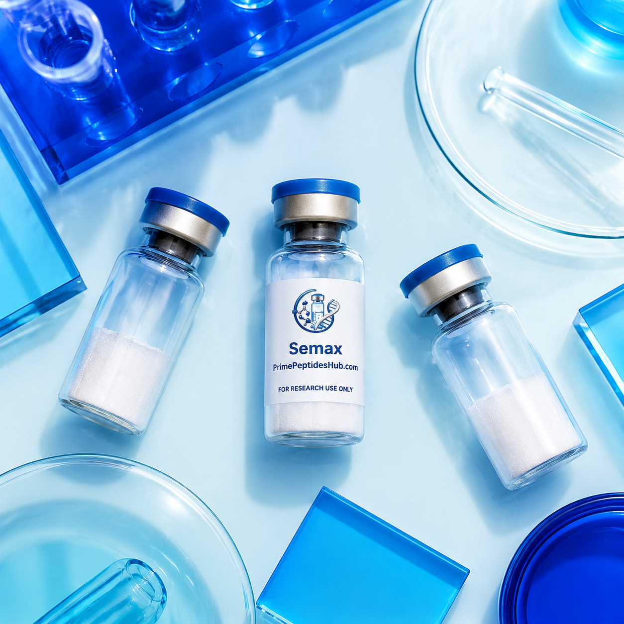 Semax 10 mg research peptide sealed vial from PrimePeptidesHub
