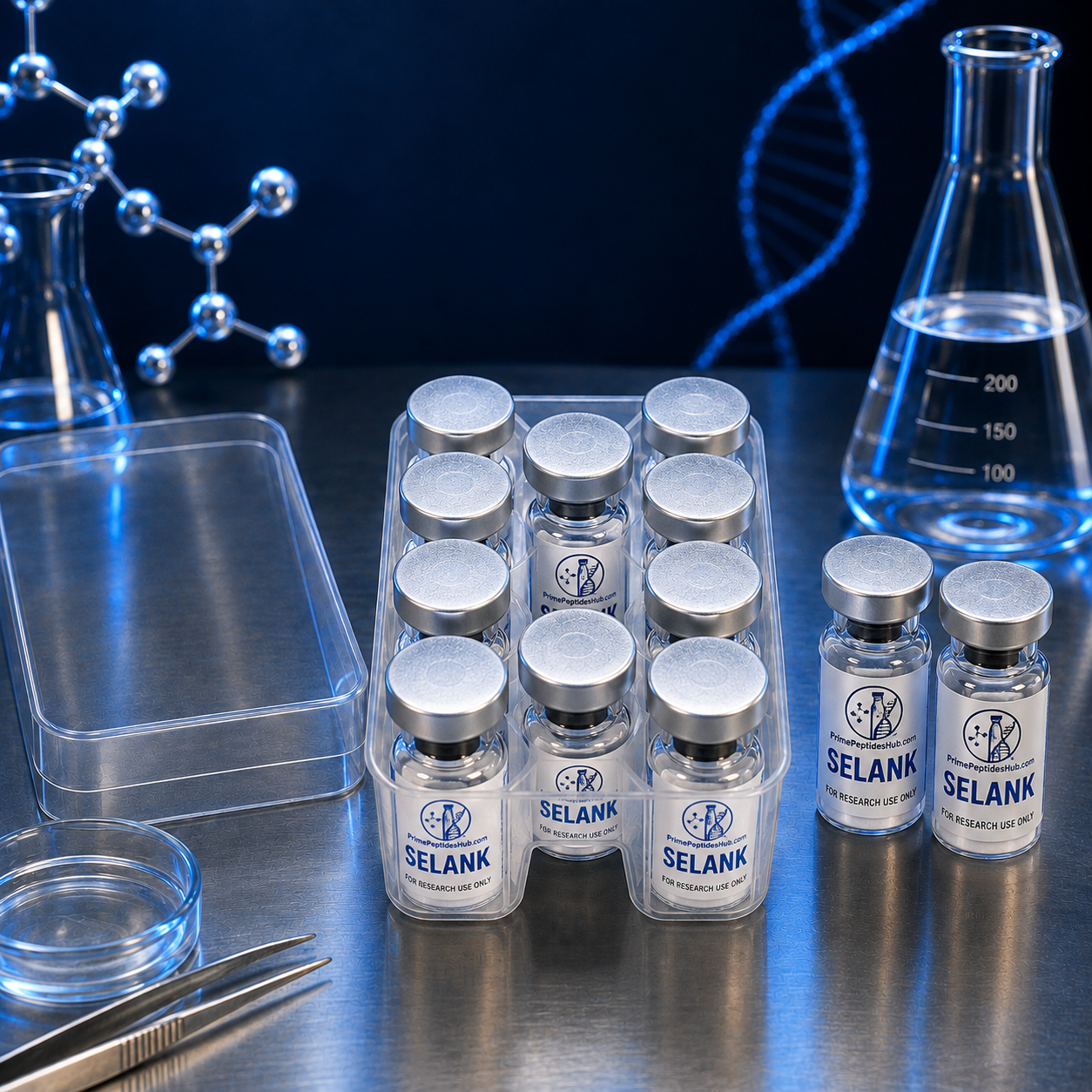 Selank laboratory research product