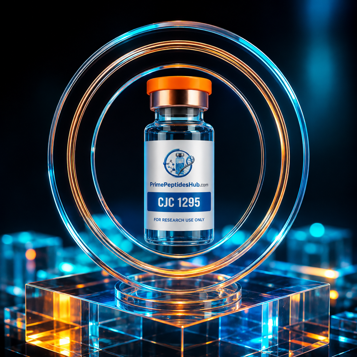 CJC-1295 with DAC 2 mg research peptide sealed vial from PrimePeptidesHub