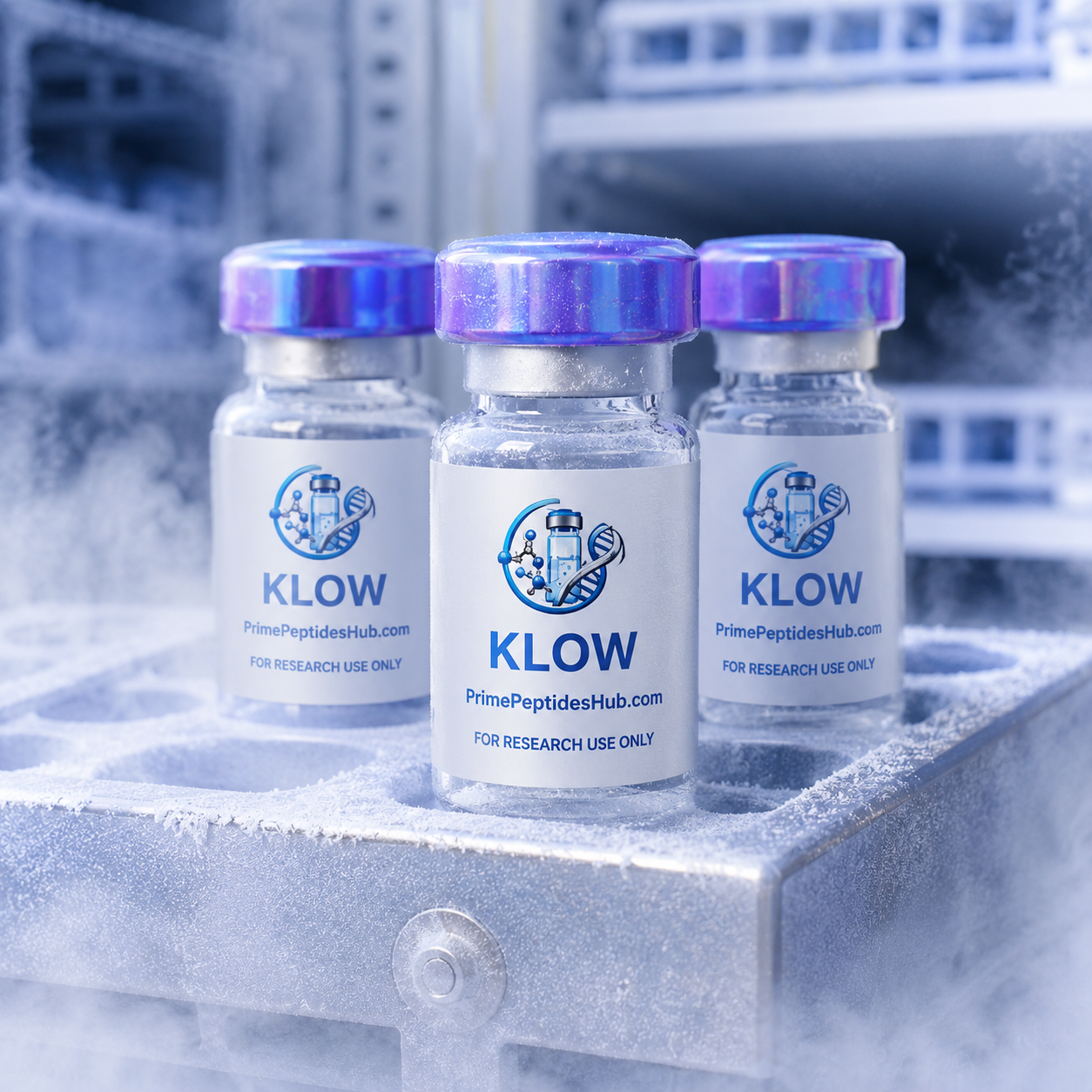 KLOW 80 mg blend sealed vial from PrimePeptidesHub