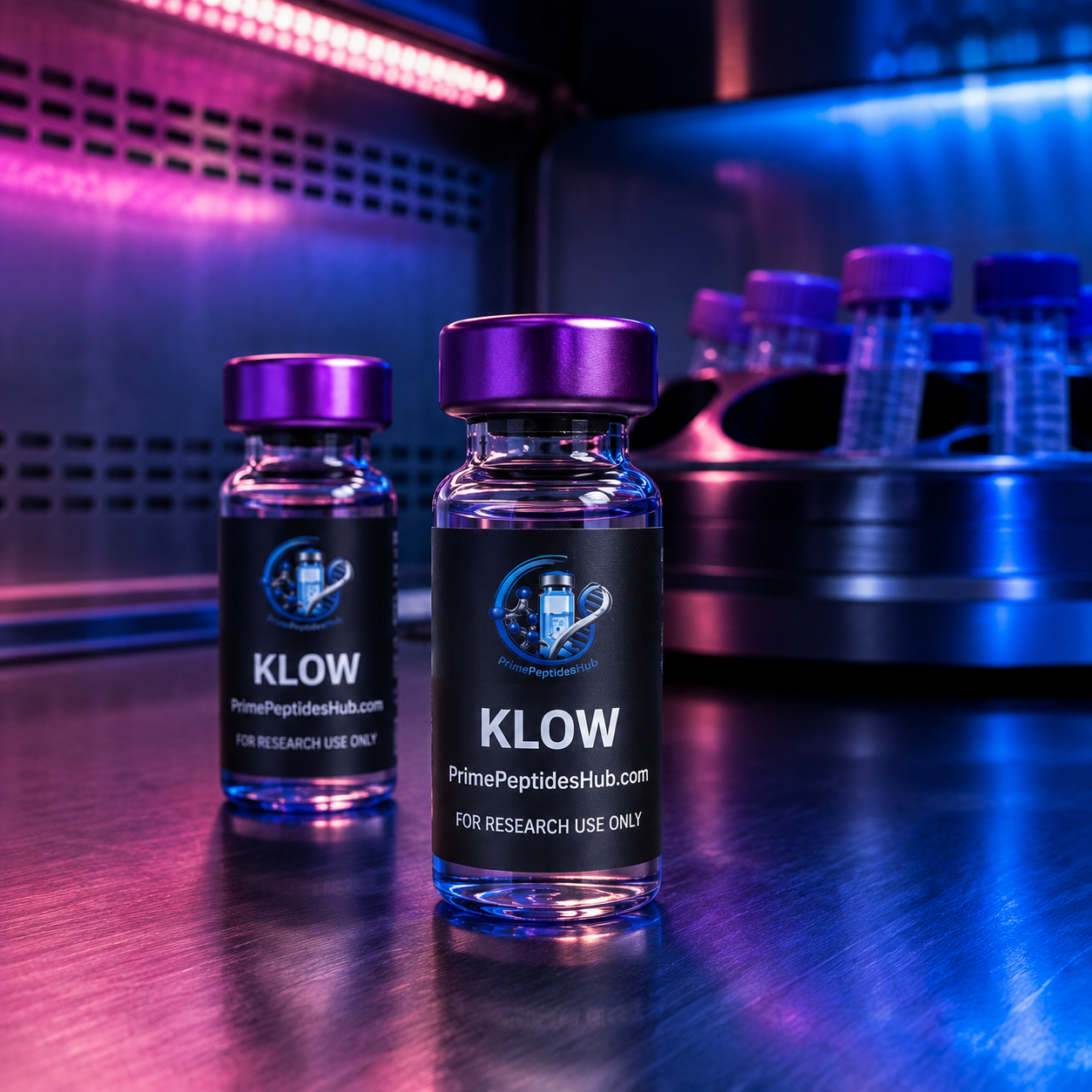 KLOW 80 mg blend sealed vial from PrimePeptidesHub