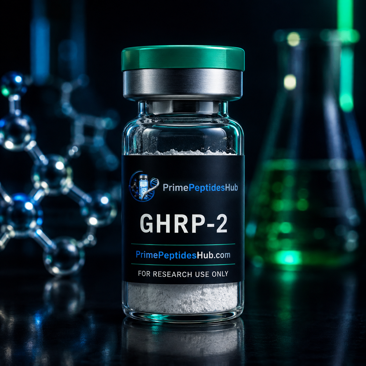GHRP-2 5 mg research peptide sealed vial from PrimePeptidesHub