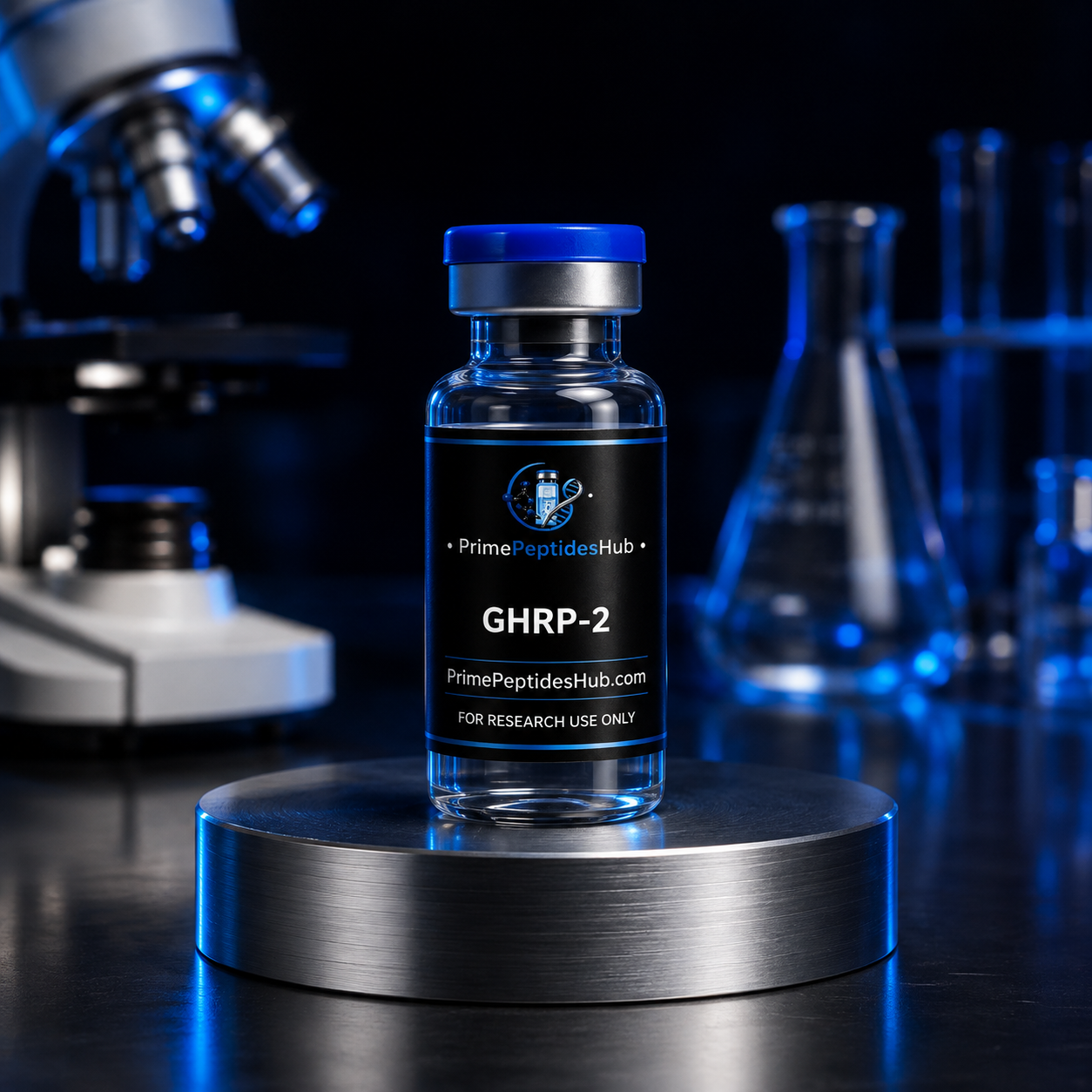 GHRP-2 5 mg research peptide sealed vial from PrimePeptidesHub