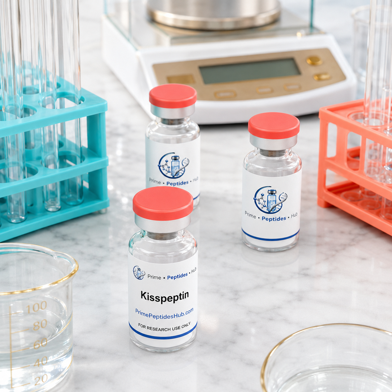 Kisspeptin-10 10 mg research peptide sealed vial from PrimePeptidesHub