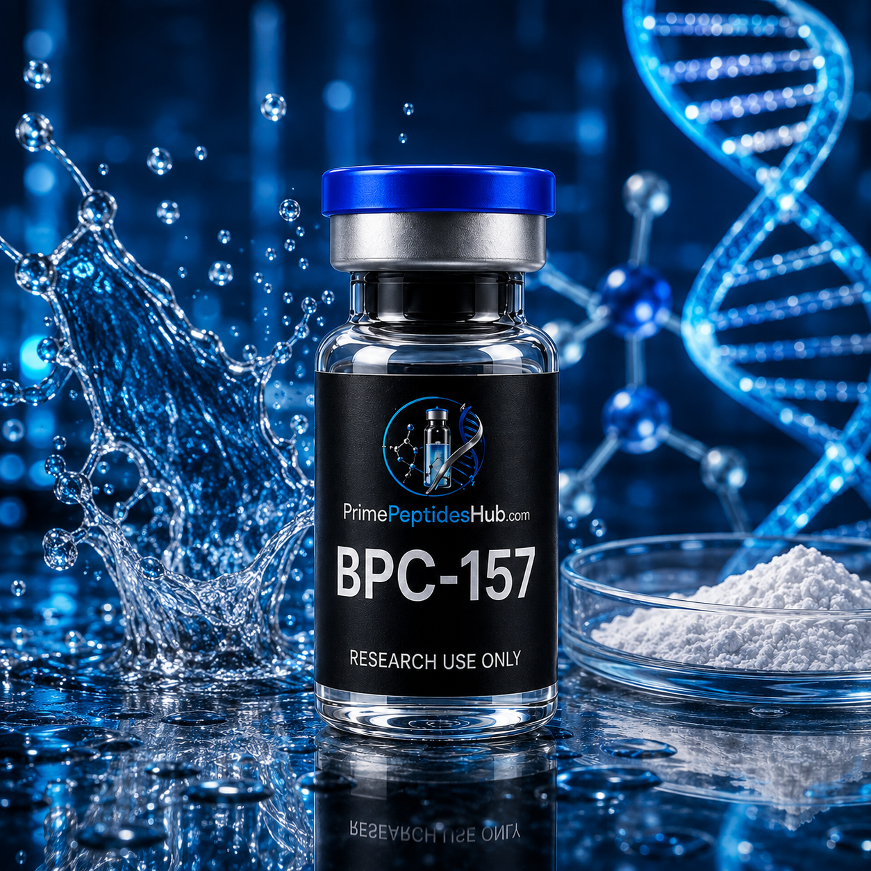 BPC-157 15 mg research peptide sealed vial from PrimePeptidesHub