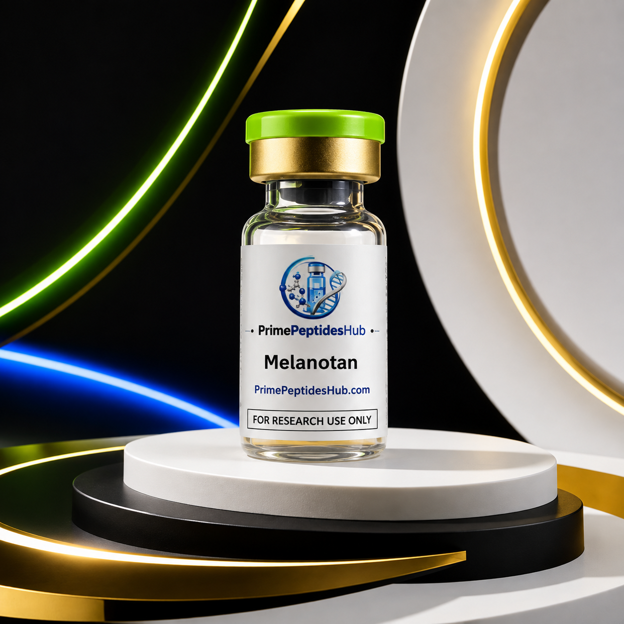 Melanotan I 10 mg research peptide sealed vial from PrimePeptidesHub